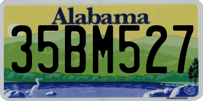AL license plate 35BM527