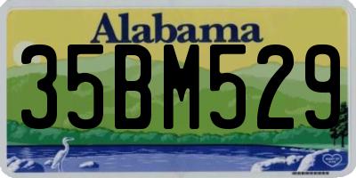 AL license plate 35BM529