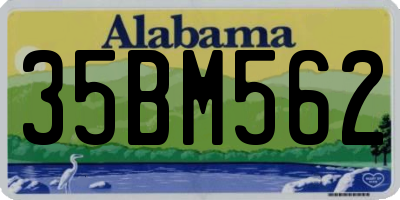 AL license plate 35BM562