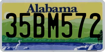 AL license plate 35BM572