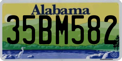 AL license plate 35BM582