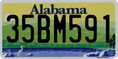 AL license plate 35BM591
