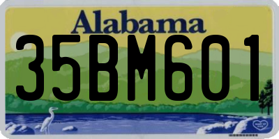 AL license plate 35BM601