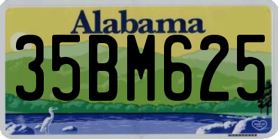 AL license plate 35BM625