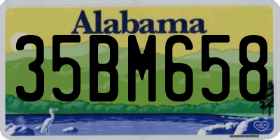 AL license plate 35BM658