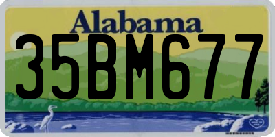 AL license plate 35BM677