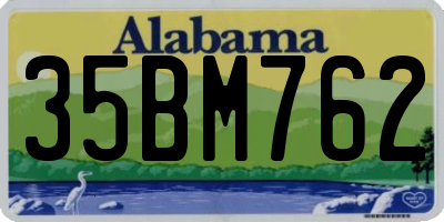 AL license plate 35BM762
