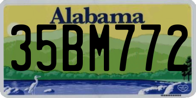 AL license plate 35BM772
