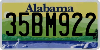AL license plate 35BM922