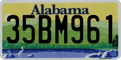 AL license plate 35BM961