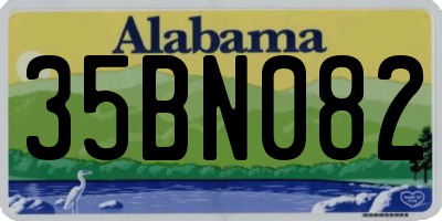 AL license plate 35BN082