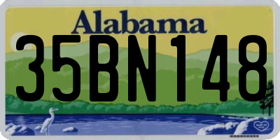 AL license plate 35BN148