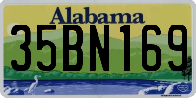 AL license plate 35BN169