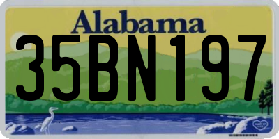 AL license plate 35BN197