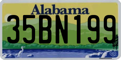 AL license plate 35BN199