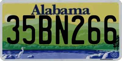 AL license plate 35BN266