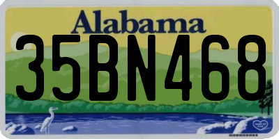 AL license plate 35BN468