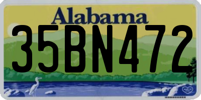 AL license plate 35BN472