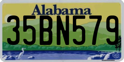 AL license plate 35BN579