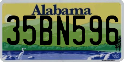 AL license plate 35BN596