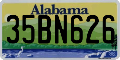 AL license plate 35BN626