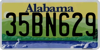 AL license plate 35BN629