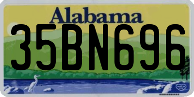 AL license plate 35BN696