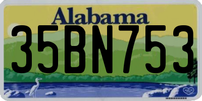 AL license plate 35BN753