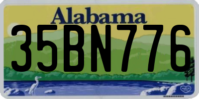 AL license plate 35BN776