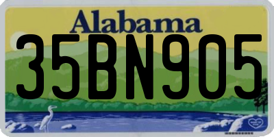 AL license plate 35BN905