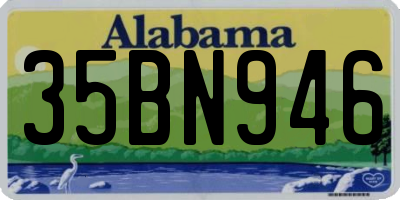 AL license plate 35BN946