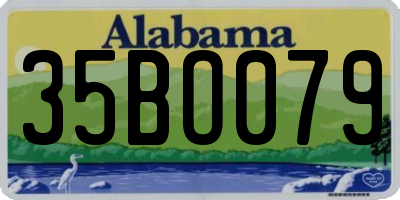 AL license plate 35BO079