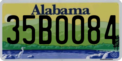 AL license plate 35BO084