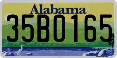 AL license plate 35BO165