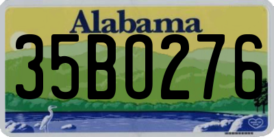 AL license plate 35BO276
