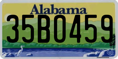 AL license plate 35BO459