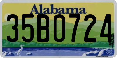 AL license plate 35BO724