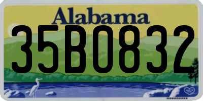 AL license plate 35BO832