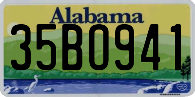 AL license plate 35BO941
