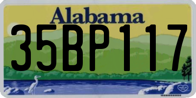 AL license plate 35BP117