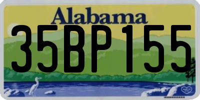 AL license plate 35BP155