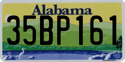 AL license plate 35BP161