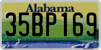 AL license plate 35BP169