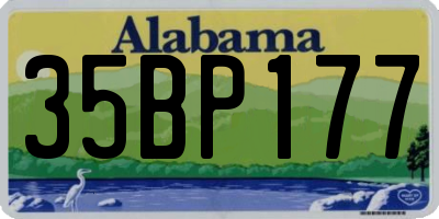 AL license plate 35BP177