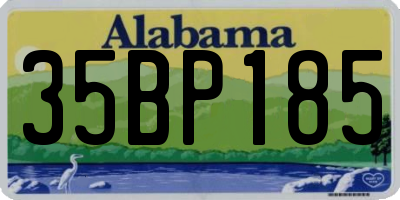 AL license plate 35BP185