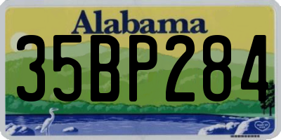AL license plate 35BP284