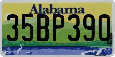 AL license plate 35BP390