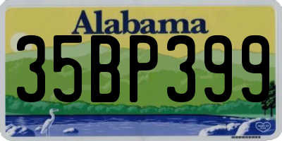 AL license plate 35BP399