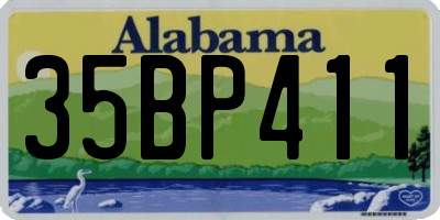 AL license plate 35BP411