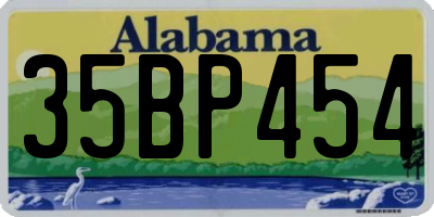 AL license plate 35BP454